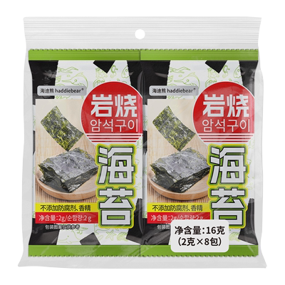 韩式岩烧风味海苔营养丰富