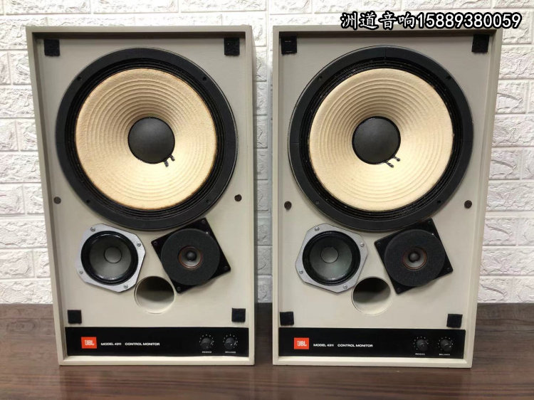 美国JBL4311A钢磁版本12寸白盆音箱录音室监听音箱