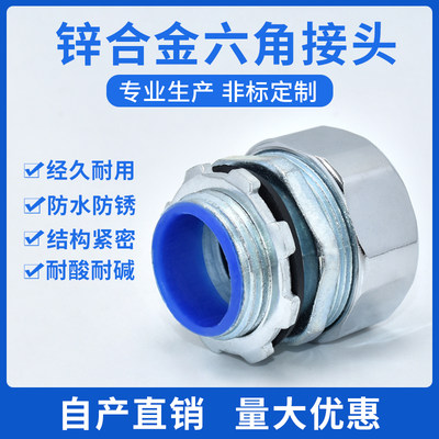 包塑金属软管接头外螺纹