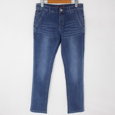 XFC 男士 弹力 修身 面料柔软 71.8棉  夏款时尚休闲牛仔裤07124