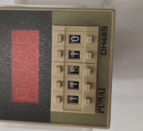 PUNAI DH48S-A 220V DH48S 普耐计时器 循环双延时数显时间继电器