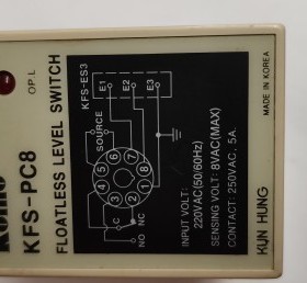 KFS-PC8韩国KOINO建兴KUNHUNG FLOATLESS LEVEL SWITCH水位控制器