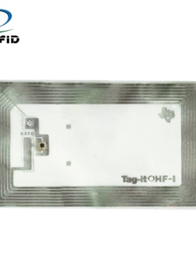 TI Tag电子标签2048bit高频干Inlay78*46mm会议证卡标签ISO15693