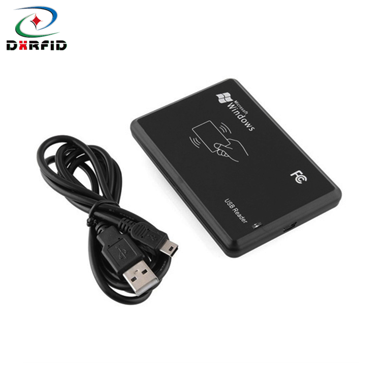 USB接口ID只读卡号读卡器LF低频阅读器125KHz模拟键盘输出PS2接口