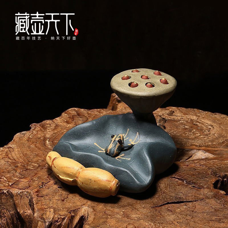 盖置盖托紫砂茶宠精品可养茶台装饰品茶玩茶桌小摆件茶具配件摆设