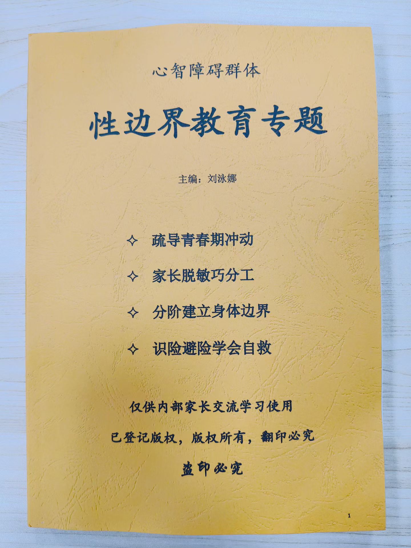 性边界教育专题~适合所有心智障碍群体自闭症迟缓儿童性教育引导