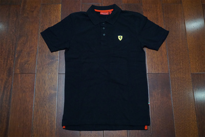 原装正版 全新万宝路X法拉利官发短标LOGO短袖PoloT恤 周边收藏