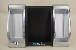 原装正版 全新万宝路marlboro酷黑绿标烟盒烟灰缸组 经典官发周边