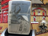 ZIPPO 1994年C全新镀银超精密蚀刻机鼻文化打火机 原装 正版