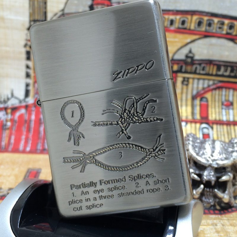 原装正版 1992年K全新熏铬蚀刻情有千千结37复刻ZIPPO防风打火机