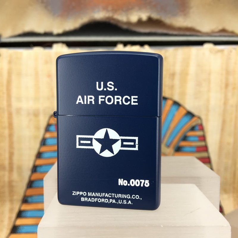 原装正版 1999年C全新限量蓝哑漆瑞士军刀套装礼盒打火机 ZIPPO