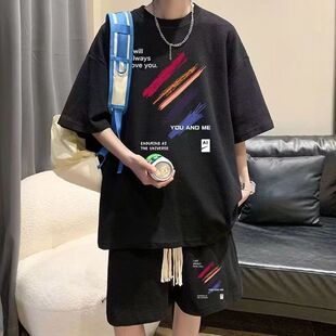 男装HT133华夫格五分套装P20码数M5XL