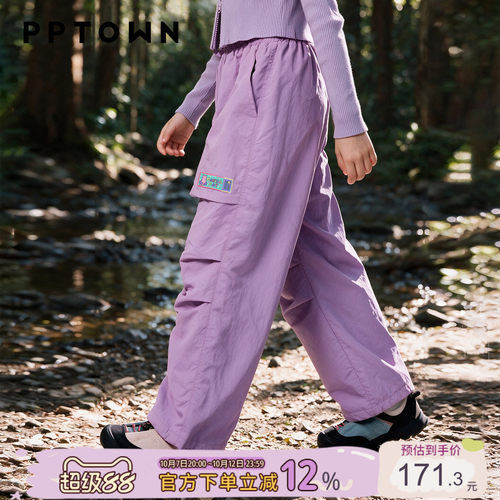 女童户外工装裤超好看加绒裤子