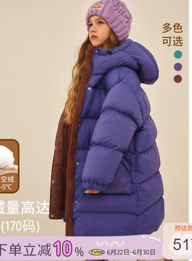 自发热保暖女童媲美羽绒棉服外套