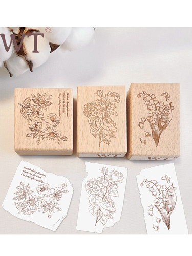 加拿大WT木质手帐装饰diy