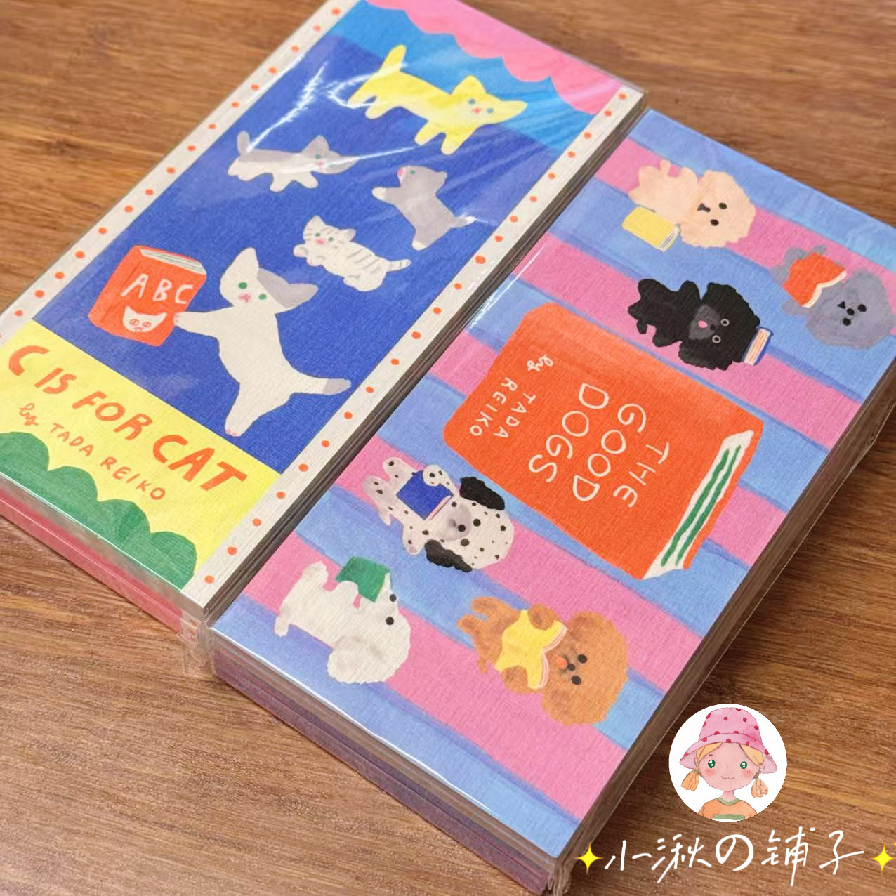 现货日本进口表现社多田玲子新品一笔笺便签本可爱小狗猫咪留言条