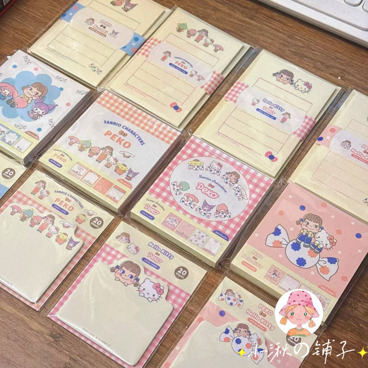 现货日本进口绝版古川纸不二家三丽鸥女孩联名便签本可爱手帐素材