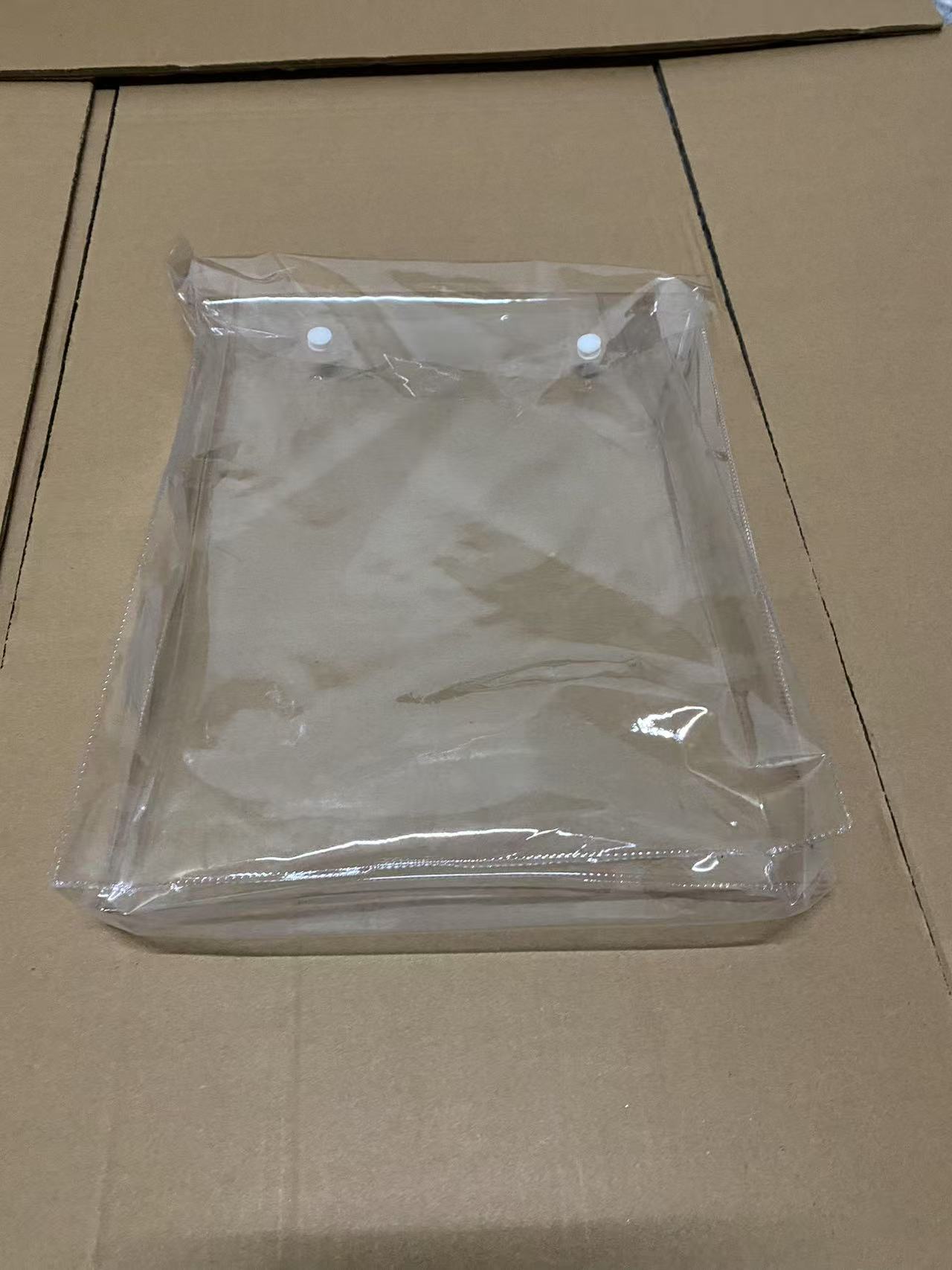 全套四件套PVC包装袋塑料手提家纺床品用透明袋配套内衬纸板