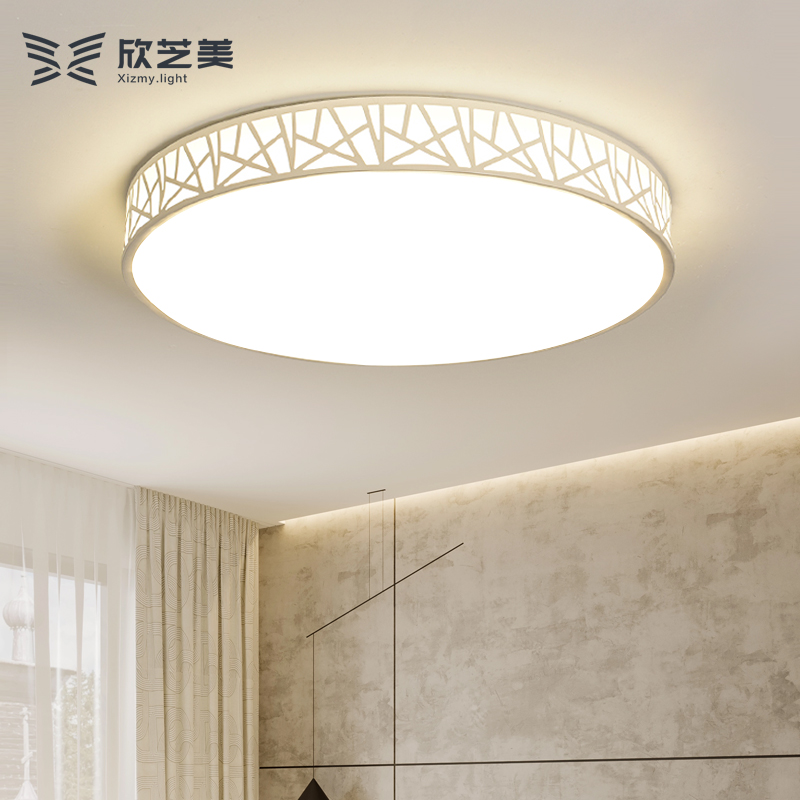 简约现代led圆形温馨儿童房灯