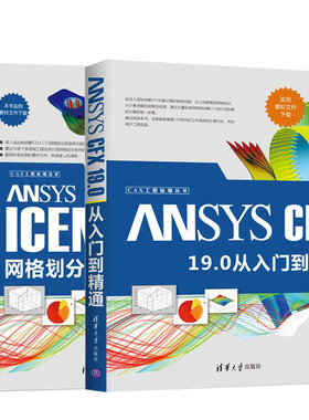 ANSYS CFX 19.0 从入门到精通+ANSYS ICEM CFD网格划分 全2册 丁源 软件视频教程书建模网格SCDM建模MESH网格划分 有限元仿真计算