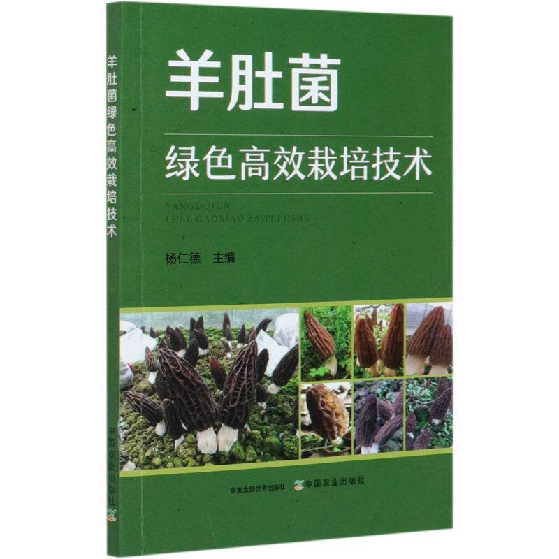 羊肚菌绿色栽培技术 羊肚菌种植技术食用菌种植技术羊肚菌栽培技术书食用菌书籍病虫害防治农业种植采收加工菌类种子大棚种植大全图片