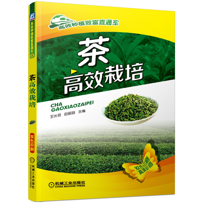 茶高效栽培茶叶树栽培种植技术大全科学种植茶叶树茶园茶树病虫害防治茶园土壤及水肥管理茶树修剪枝技术书籍茶叶种植技术书