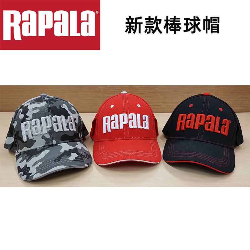 新款rapala乐伯乐四季钓鱼帽男网眼透气男士路亚户外垂钓帽子 - 实物图