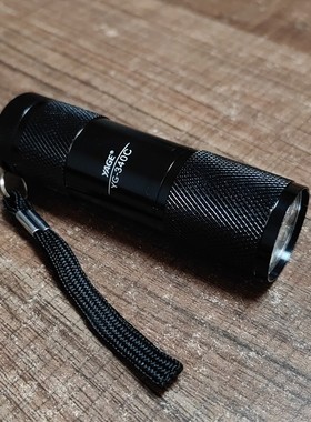 9LED灯紫光手电筒 鉴定验钞验UV荧光剂固化绿油玉石鉴定猫藓检测