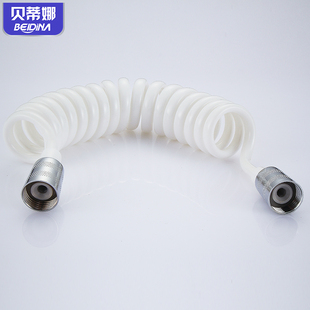 淋浴喷头弹力管伸缩弹簧管花洒软管电话线管铜接头高压防爆淋浴管