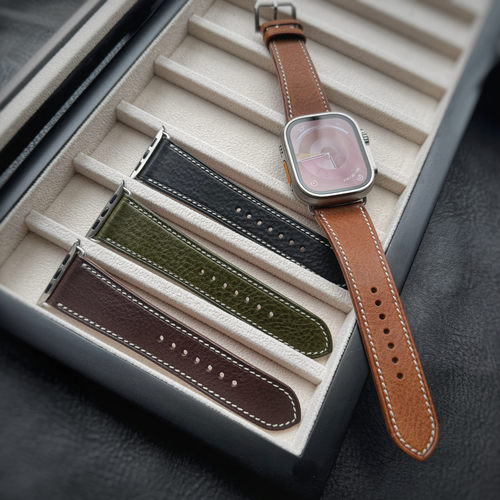 手工定制头层牛皮AppleWatch