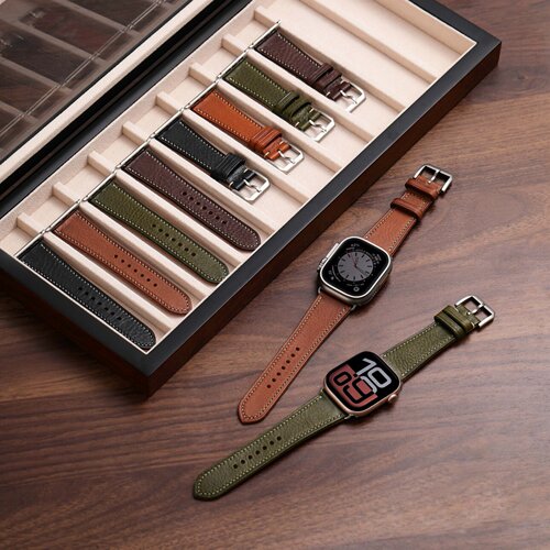 手工定制头层牛皮AppleWatch