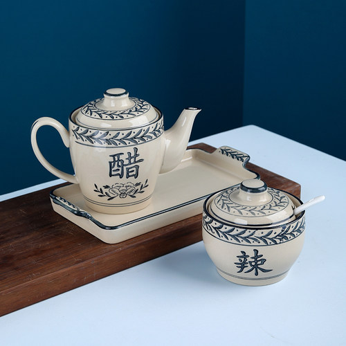 餐饮店陶瓷复古色关中