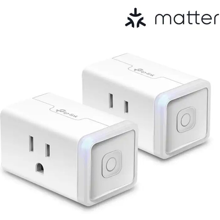 TP-Link Kasa KP125M 小巧Wi-Fi智能插头插座 远程控制Matter认证