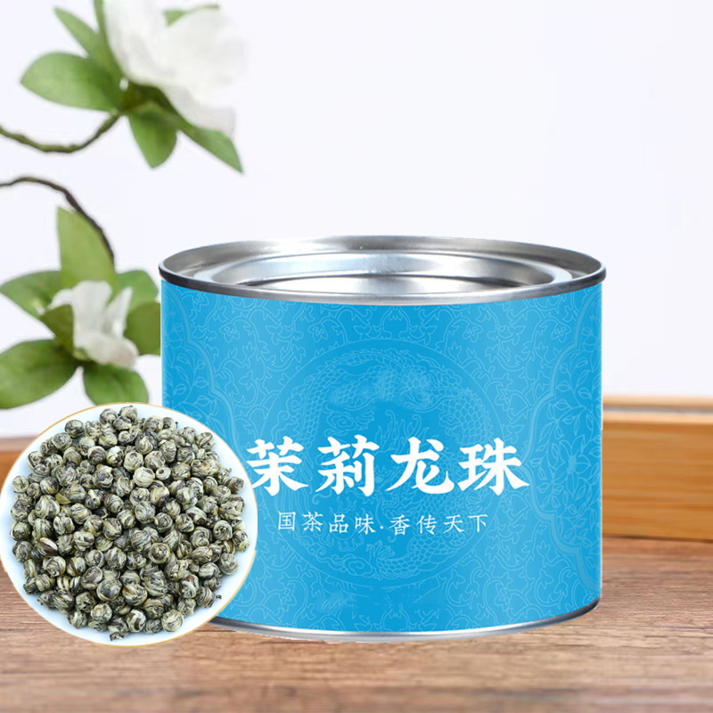 新茶茉莉龙珠白龙珠浓香型茉莉花茶30g品鉴装老茶客推荐
