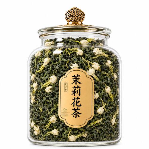 广西工艺茉莉花茶罐装100g