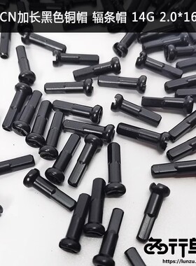 台湾CN 信大 中南 自行车辐条帽 辐条 2 0 钢丝铜辐条帽 14G