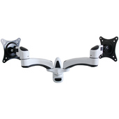 魔典墙挂双屏拼接液晶电脑工控显示器支架横竖屏旋转折叠挂架AOC