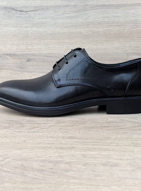 新款手工男鞋头层牛皮系带外贸英伦百搭商务德比皮鞋男真皮尖头