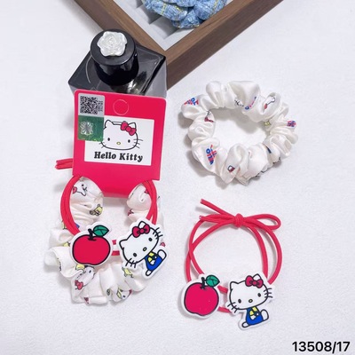 HelloKitty凯蒂猫发圈发饰KT发圈头饰少女发饰品苹果发圈可爱头绳