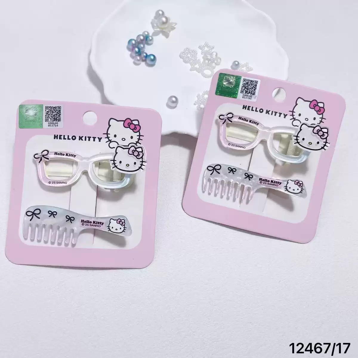 三丽鸥儿童发饰可爱卡通HelloKitty发夹女孩刘海夹碎发夹发卡发饰