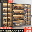 玻璃门展示柜产品陈列收纳家用玩具乐高模型手办积木摆件书柜酒柜