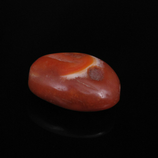 西藏随形老南红勒子珠30*20.8*13MM 御0220