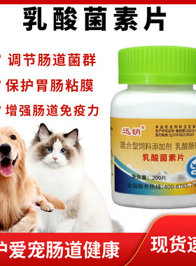 兽用乳酸菌素片宠物猫狗调理肠胃