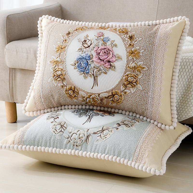 欧式沙发靠垫抱枕套客厅北欧靠枕床头护腰靠垫大号床上靠背长方形,居家布艺,靠垫/抱枕,淘宝优惠券,粉丝福利购,淘宝优惠卷