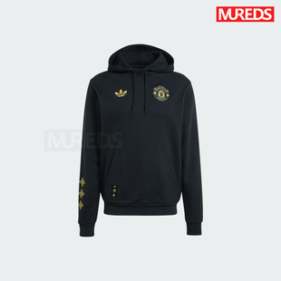 JM5565 纯棉连帽卫衣套头衫 曼联官方正品 阿迪达斯中国结系列新年款