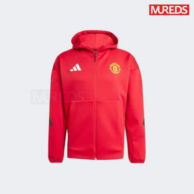 曼联官方正品阿迪达斯赛前出场ZNE运动连帽夹克外套JN2901