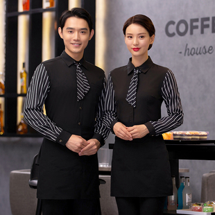 酒店服务员工作服女秋冬长袖餐饮火锅店饭店网咖工装西餐厅咖啡店