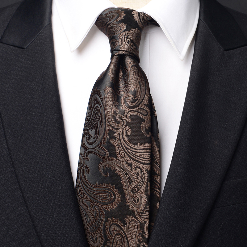 男领带士8正装商务休闲欧式深咖佩利斯宽版时尚中世纪风潮1204k