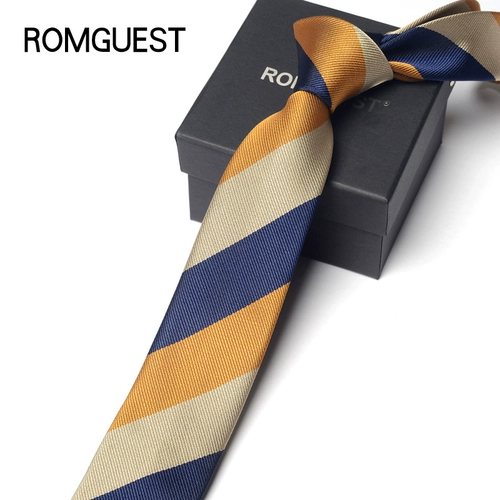 6см рука -Tie Men's Business Женская повседневная свадебная корейская версия контрастной полосатой на молнии ленивая толпа