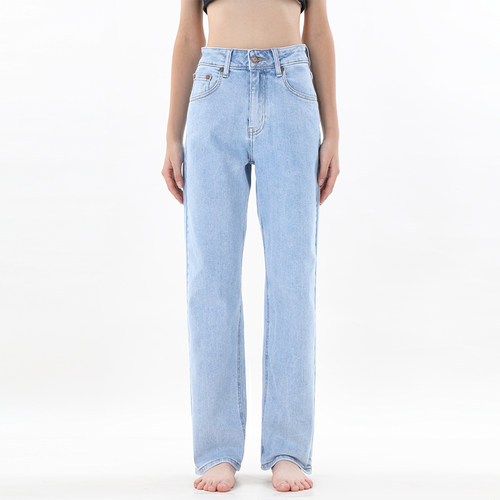 阔腿裤长裤薄款牛仔裤拖地宽松裤